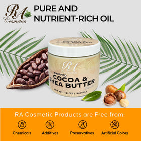 RA COSMETICS 12oz jar beside common objects showing true size and value