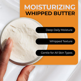 RA COSMETICS whipped texture close-up highlighting smooth spreadability