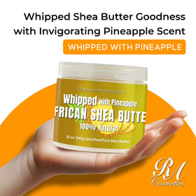 RA COSMETICS whipped shea texture close-up highlighting creamy, airy feel