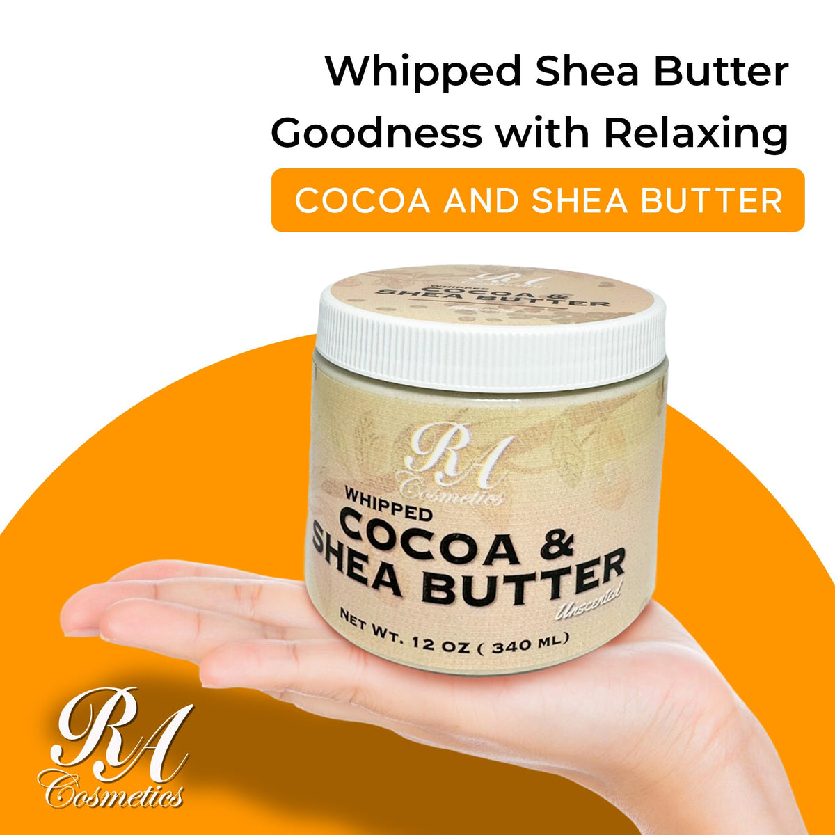RA COSMETICS whipped texture close-up demonstrating lightweight absorbent finish