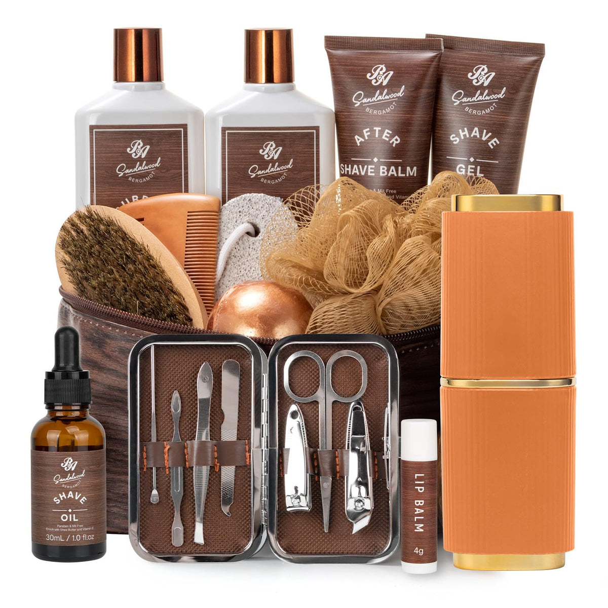 RA ROSA ACCA full set front view showing complete gift collection and organized contents