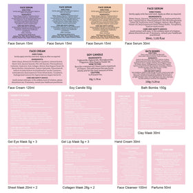RA ROSA ACCA tools and accessories arranged to show gua sha and masks benefits