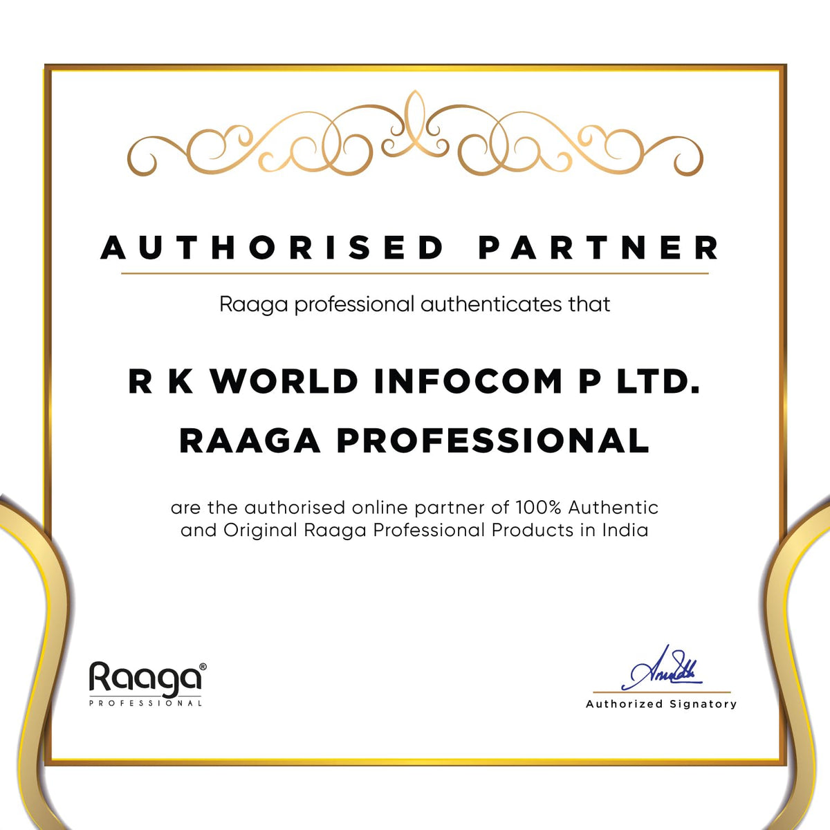 Raaga Professional label close-up highlighting milk extract benefits