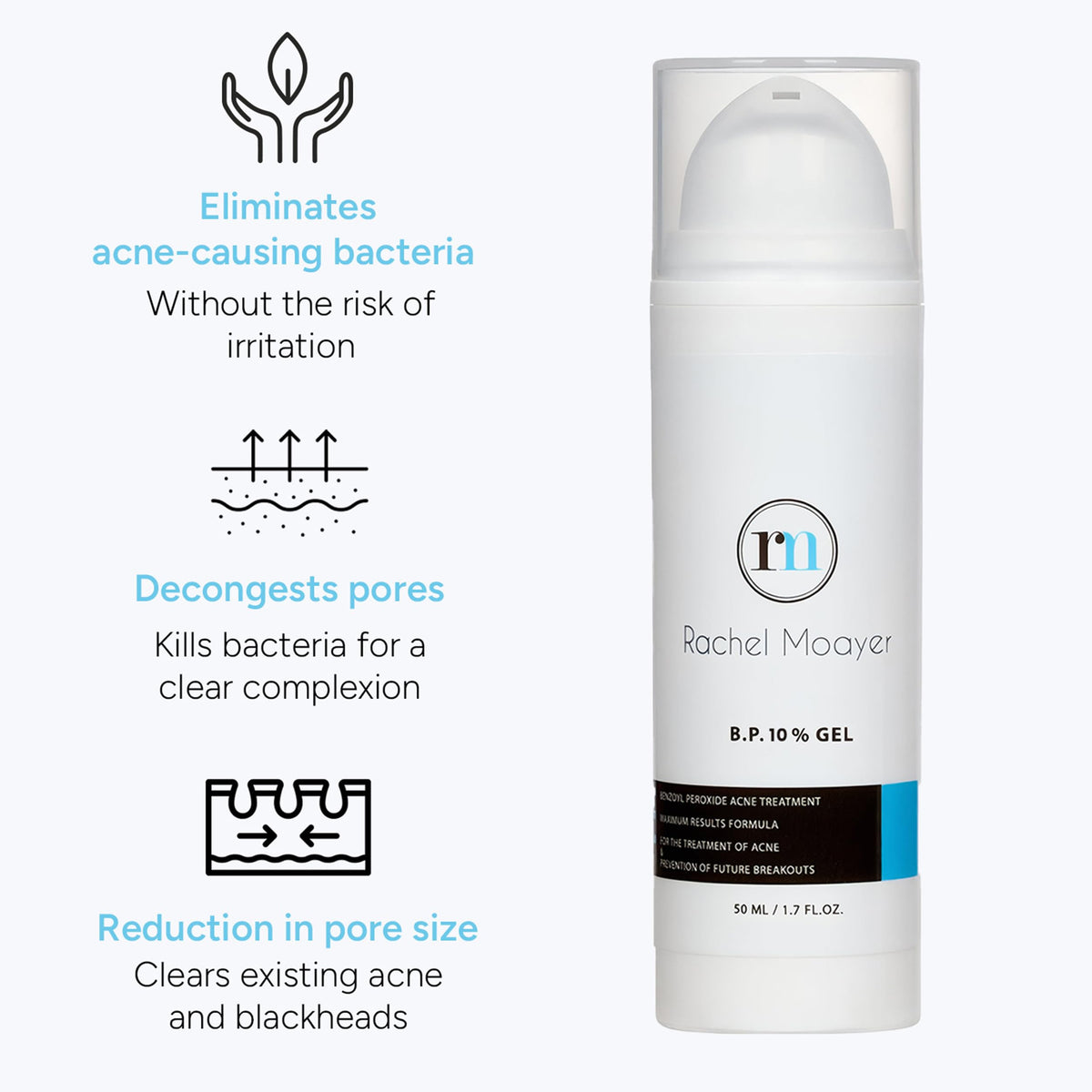 Rachel Moayer Skincare application on cheek demonstrating precise spot treatment benefit