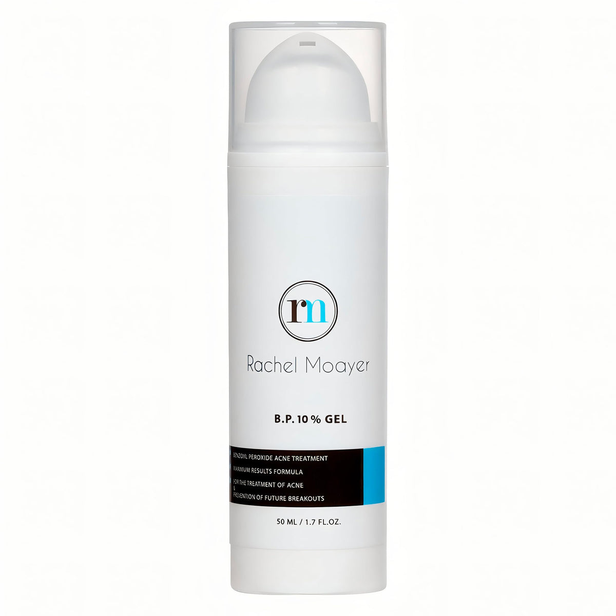 Rachel Moayer Skincare front packaging showing clear product branding and strength