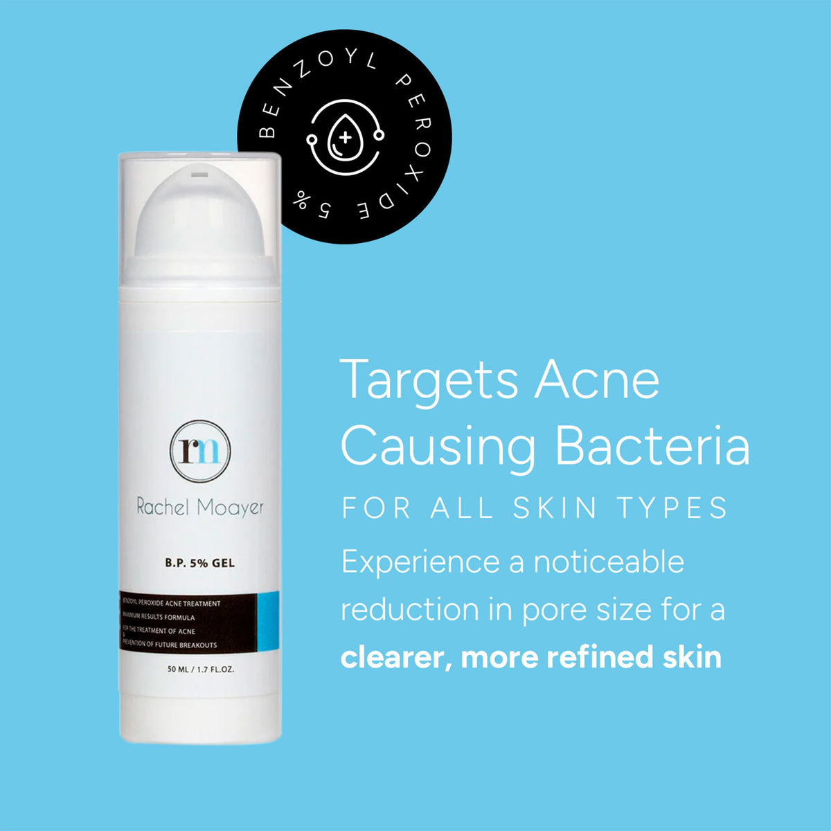 Rachel Moayer Skincare texture close-up of gel highlighting smooth, non-greasy feel