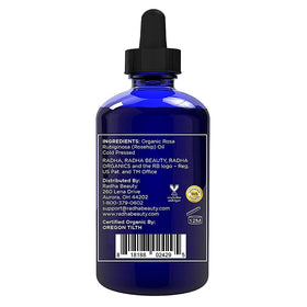 Radha Beauty oil drops on skin demonstrating lightweight absorption
