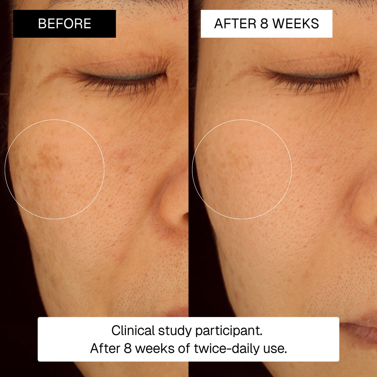 Radiance Plan brightening mask close-up with creamy texture for quick glow