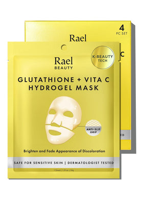 Rael front packaging showing product name and brightening promise