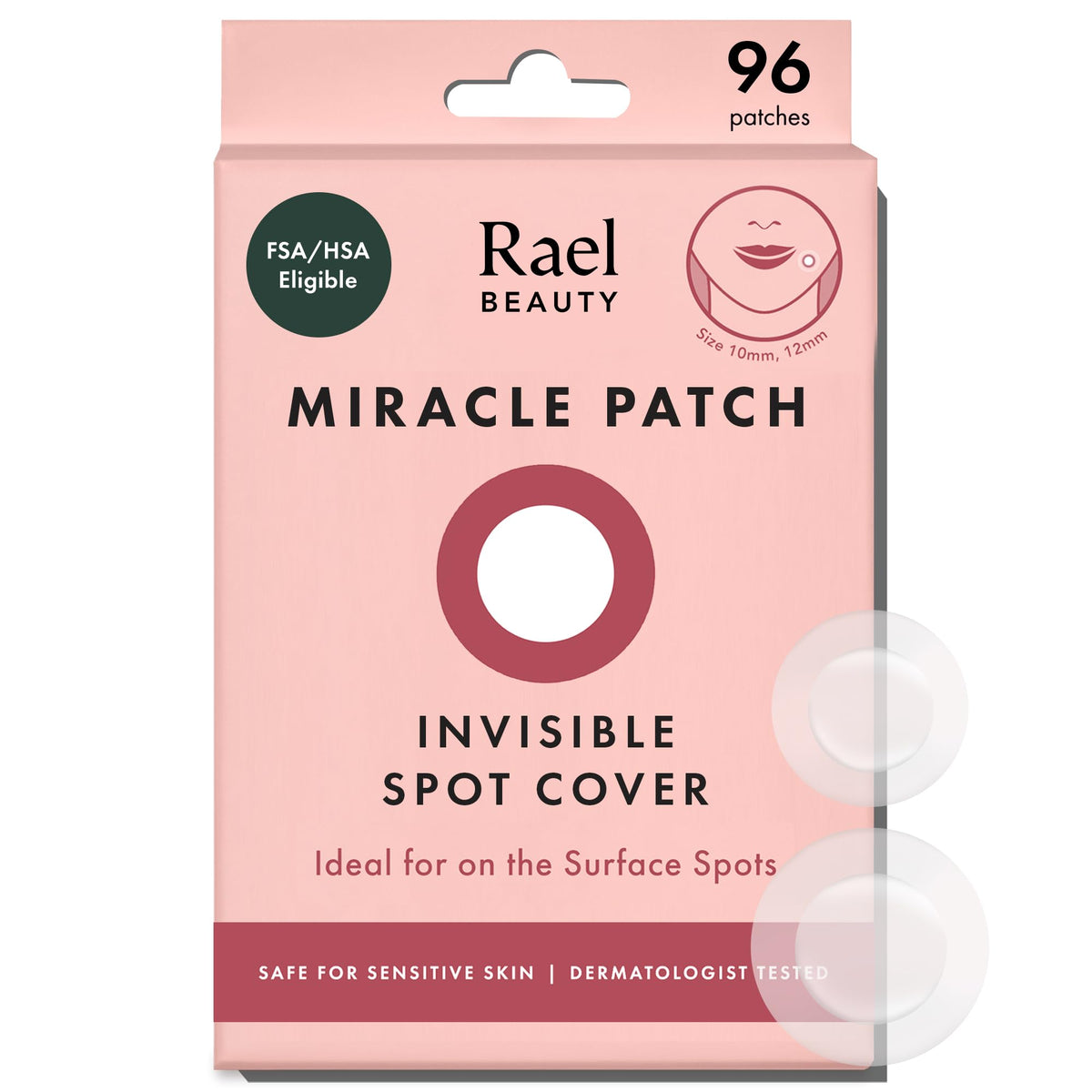 Rael front packaging showing matte finish and clear coverage benefit