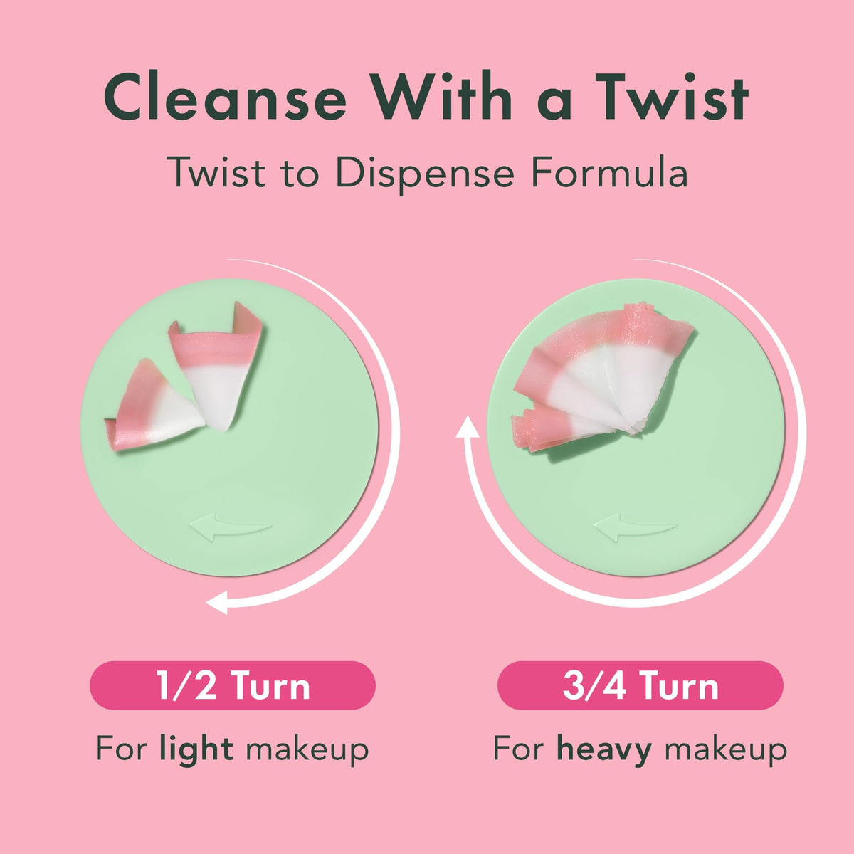 Rael removing waterproof makeup from skin illustrating deep cleansing action
