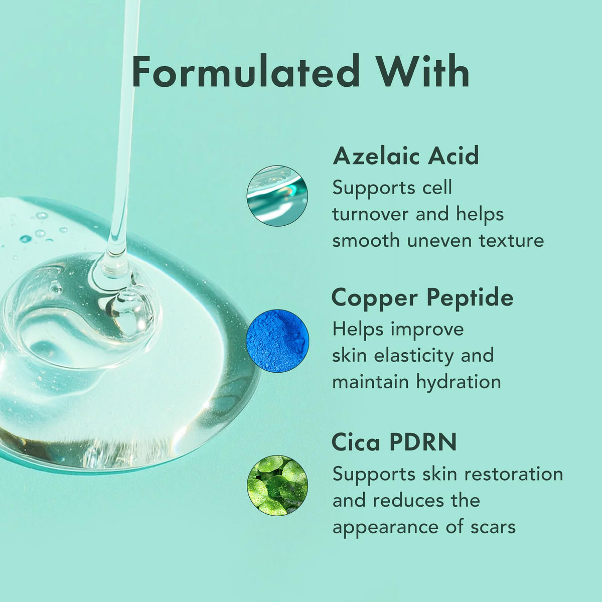 Rael product with active ingredients flatlay showing formulation transparency benefit
