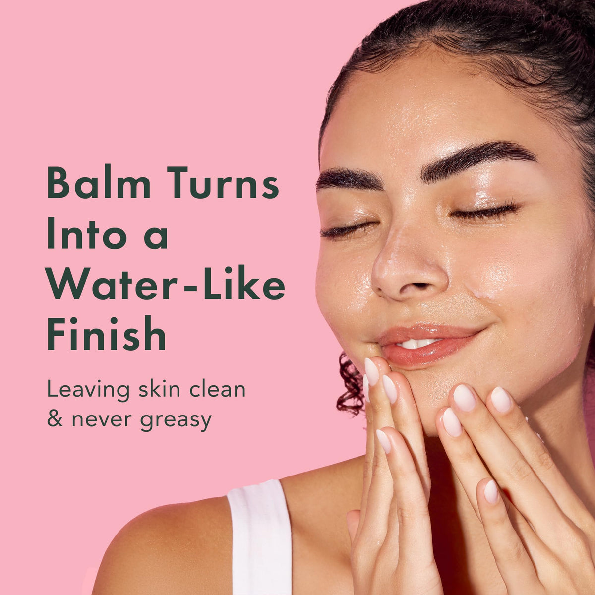 Rael rinsed skin result showing soft, balanced finish without greasiness