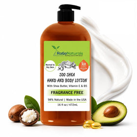 RaGaNaturals front packaging showing 16 oz bottle and clean design benefit