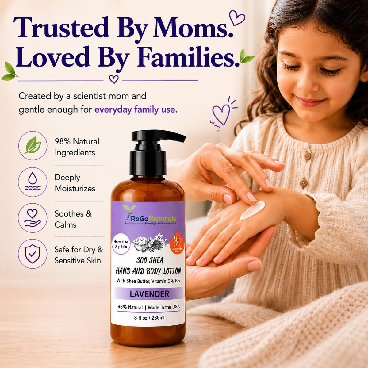 RaGaNaturals on nightstand illustrating bedtime ritual and soothing benefit