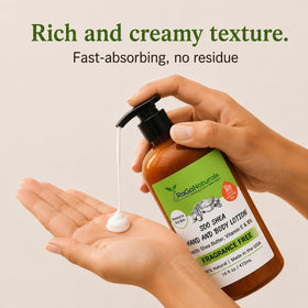 RaGaNaturals pump detail unlocked demonstrating easy dispensing benefit