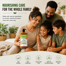 RaGaNaturals 16 oz bottle next to common objects showing size and value