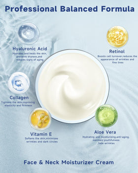Ragkun applied along the neck showing targeted firming and smoothing benefit