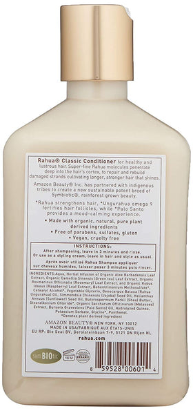 Rahua cream smoothed on hair strand showing frizz control benefit