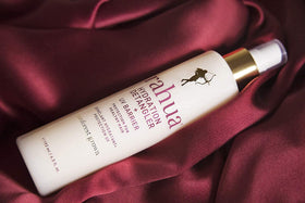 Rahua detangler lifestyle at beach illustrating sun protection and humidity control