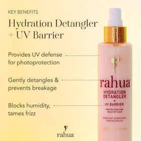 Rahua spray mist action dispersing fine mist for even coverage and easy brush-through