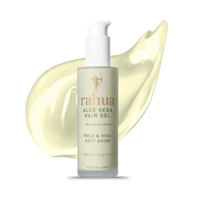 Rahua front packaging aloe gel showing clean branding and sustainable message