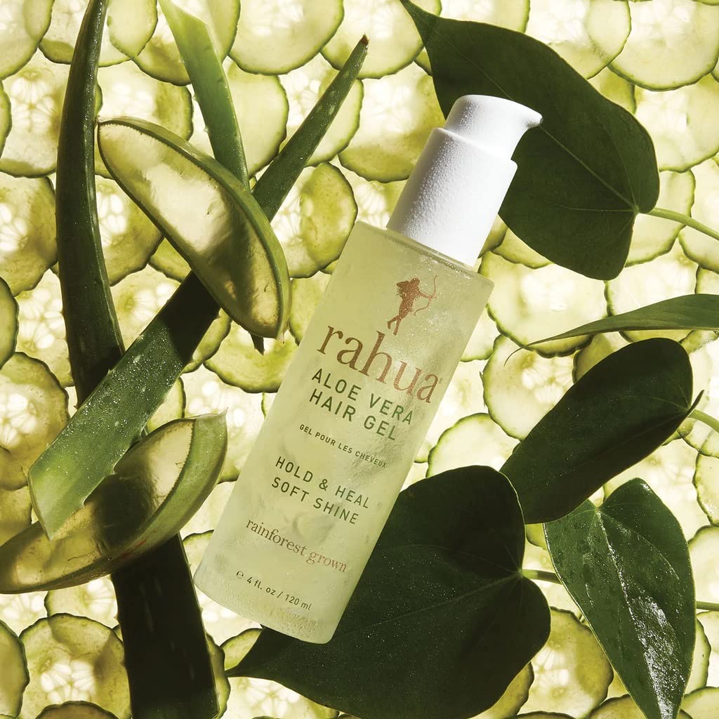 Rahua aloe and cucumber ingredients highlighting hydration benefits