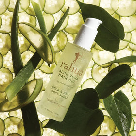 Rahua aloe and cucumber ingredients highlighting hydration benefits