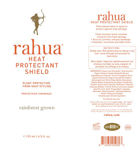 Rahua texture on palm droplet illustrating lightweight, non-greasy formulation