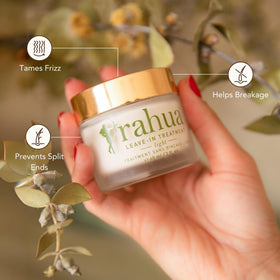 Rahua whipped texture close-up of product showing lightweight, non-greasy absorption