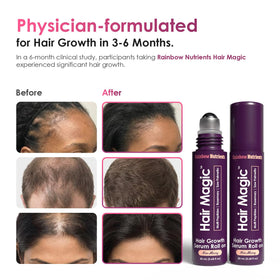 Rainbow Nutrients serum texture on hand, fast-absorbing and lightweight