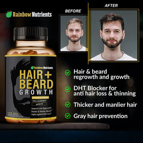 Man taking Rainbow Nutrients supplement as part of a morning routine