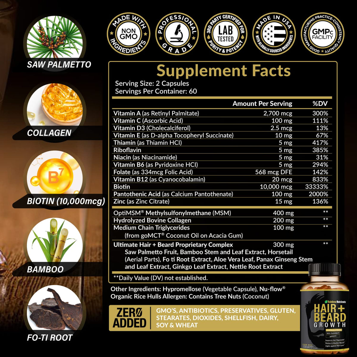 Rainbow Nutrients tablets close-up revealing smooth texture and consistency
