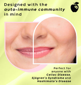Rallye Balm applied on lips outdoors showing SPF protection benefit