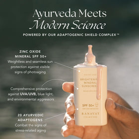 RANAVAT BOTANICS label detail showing adaptogenic ingredients and benefits