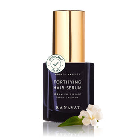 RANAVAT front bottle view showing compact travel serum and benefits