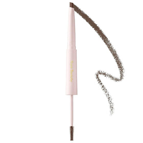 Rare Beauty Brow Harmony front packaging showing dual-ended tool and label, easy travel use