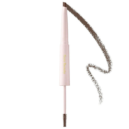 Rare Beauty Brow Harmony front packaging showing dual-ended tool and label, easy travel use