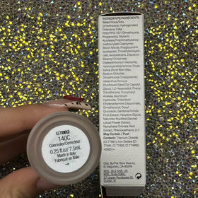 Rare Beauty swatch of 140C on arm illustrating cool neutral tone