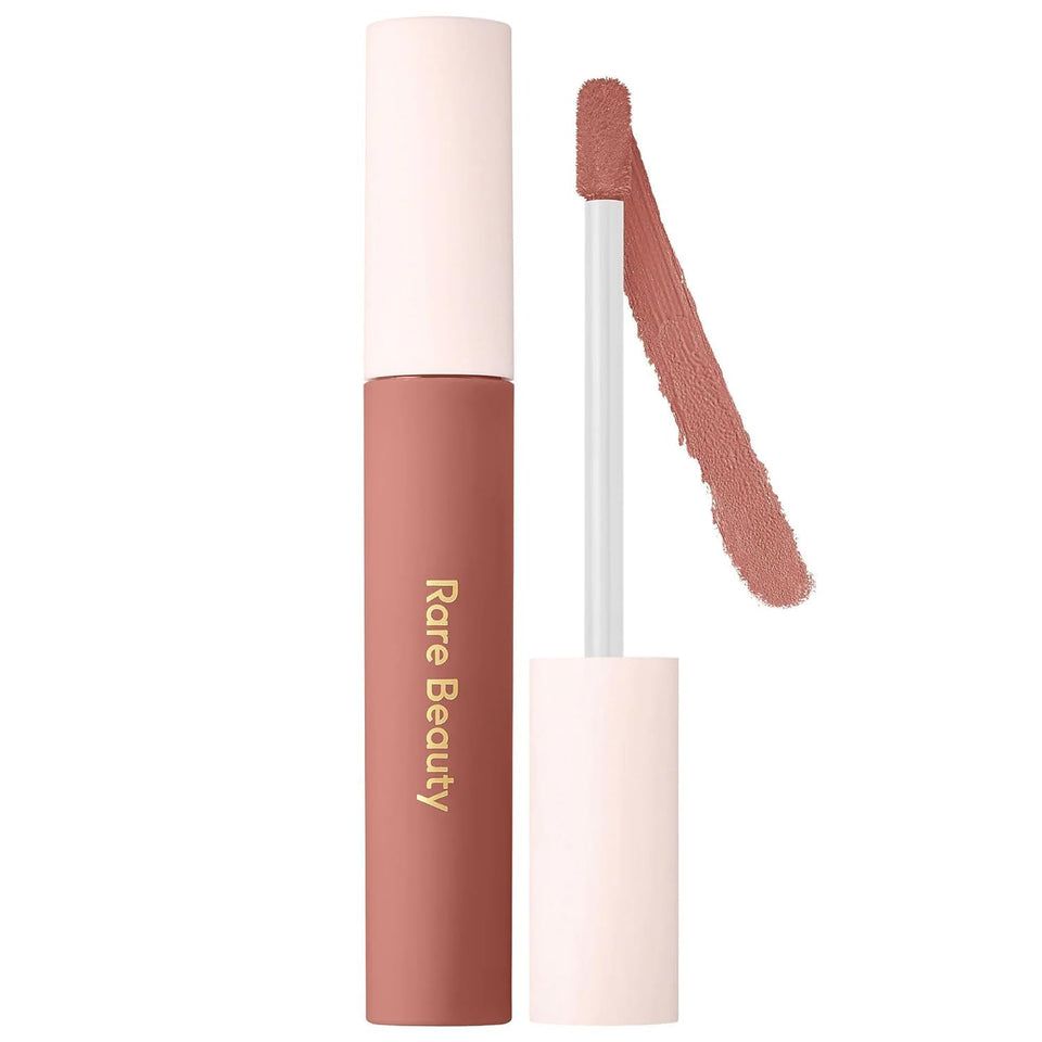 Rare Beauty front packaging showing Courage shade and product branding for clear identification
