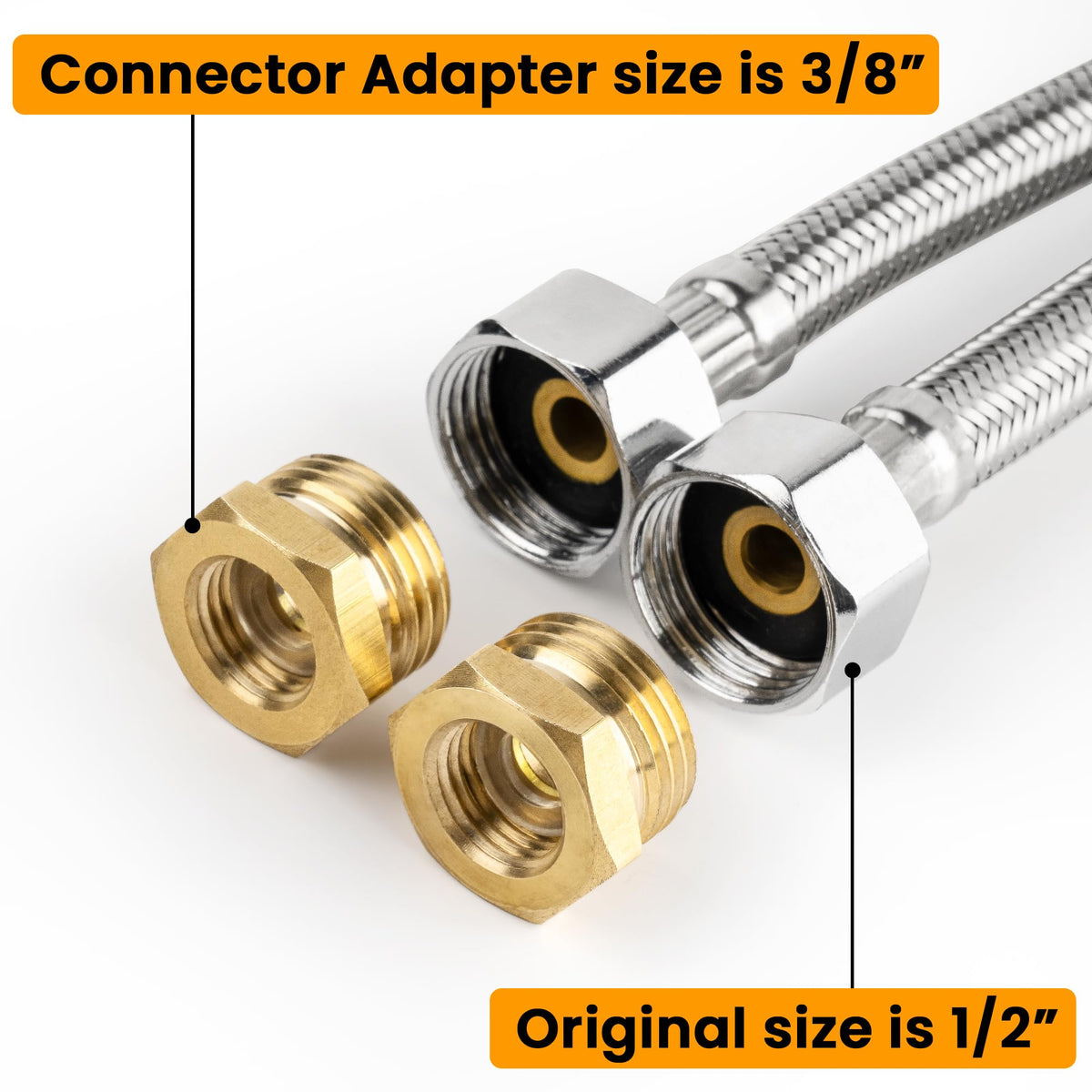 RARELEMON spray hose close-up showing flexible texture and long-lasting durability