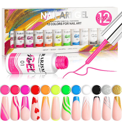 RARJSM front packaging showing 12 bottles and included colors, easy selection benefit