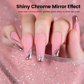 RARJSM liner painting a crisp metallic stripe demonstrating precision
