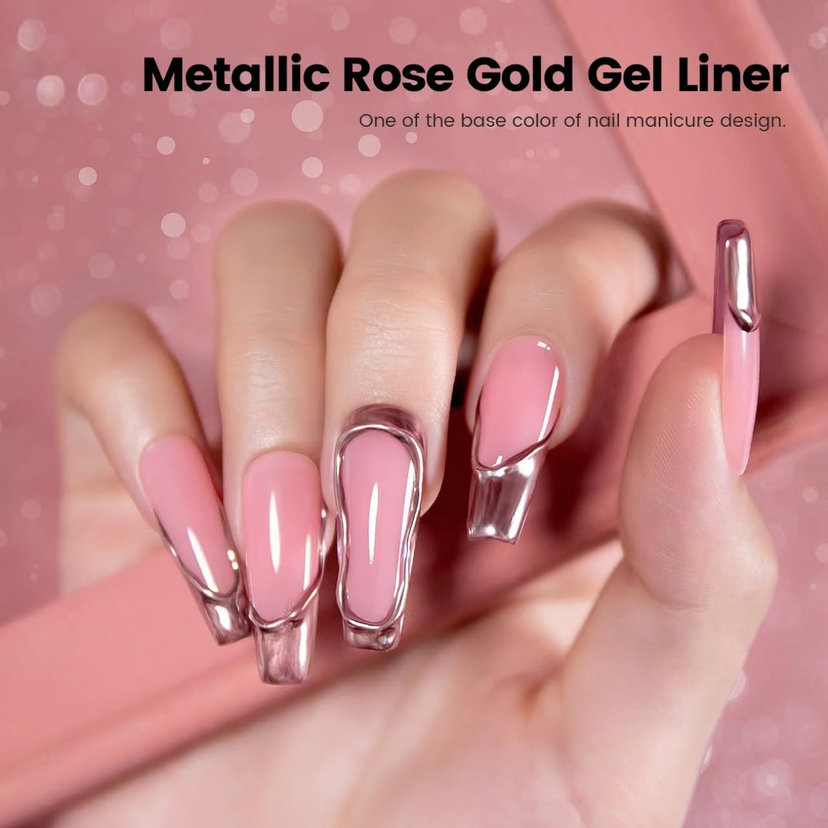 RARJSM swatches of silver and rose gold chrome showing reflective payoff