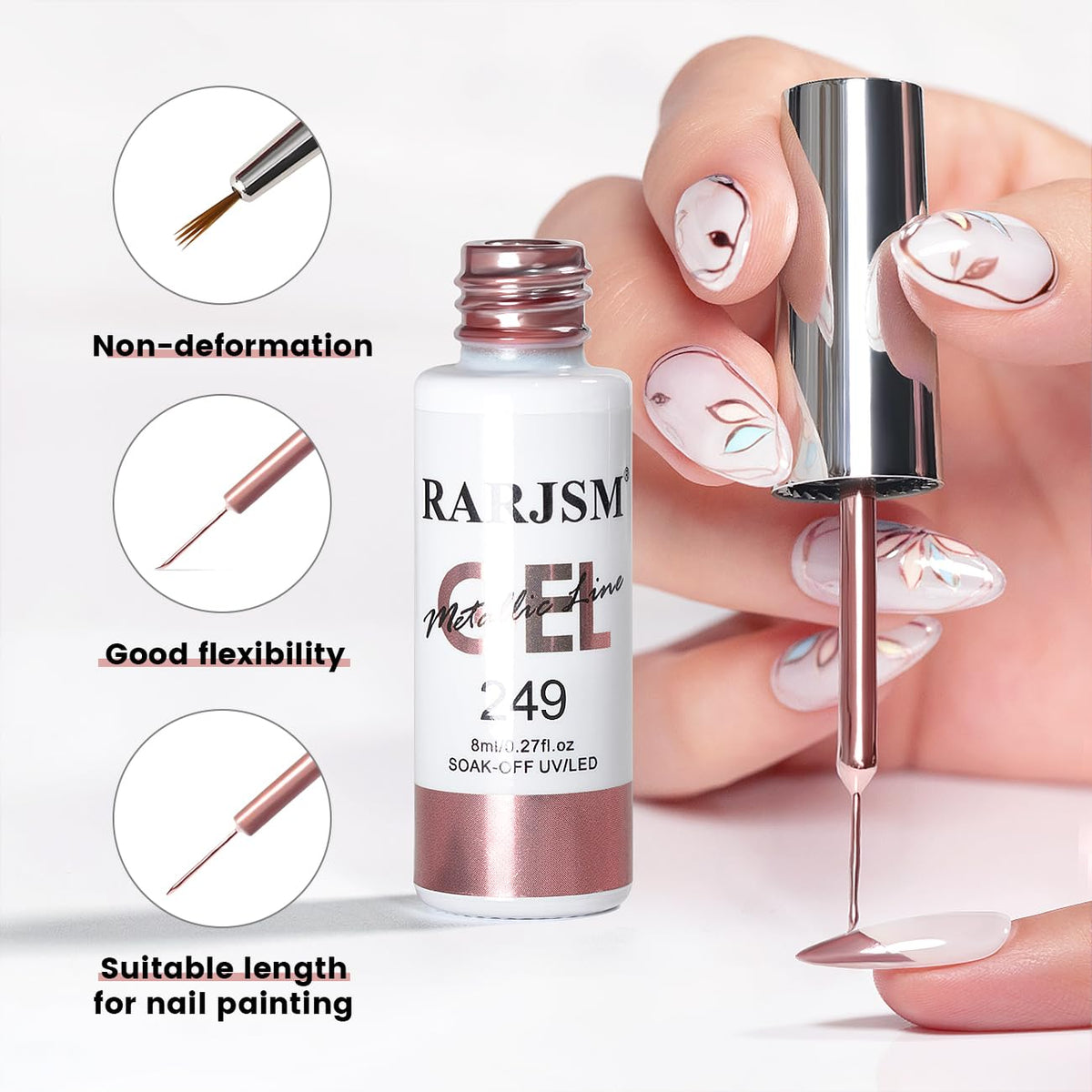 RARJSM bottle held in hand to show 8ml size and portability
