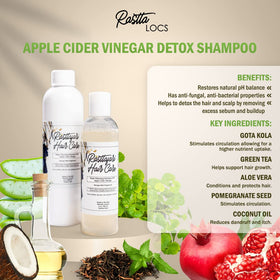 Rasttafari Hair Care close-up of thick shampoo texture showing lathering ability