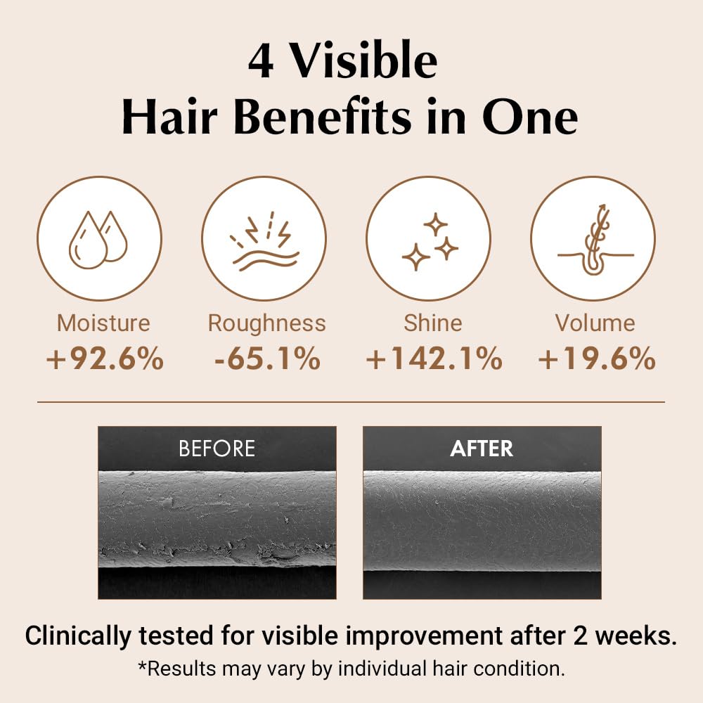 RATED GREEN hand applying leave-in to wet hair for easier styling