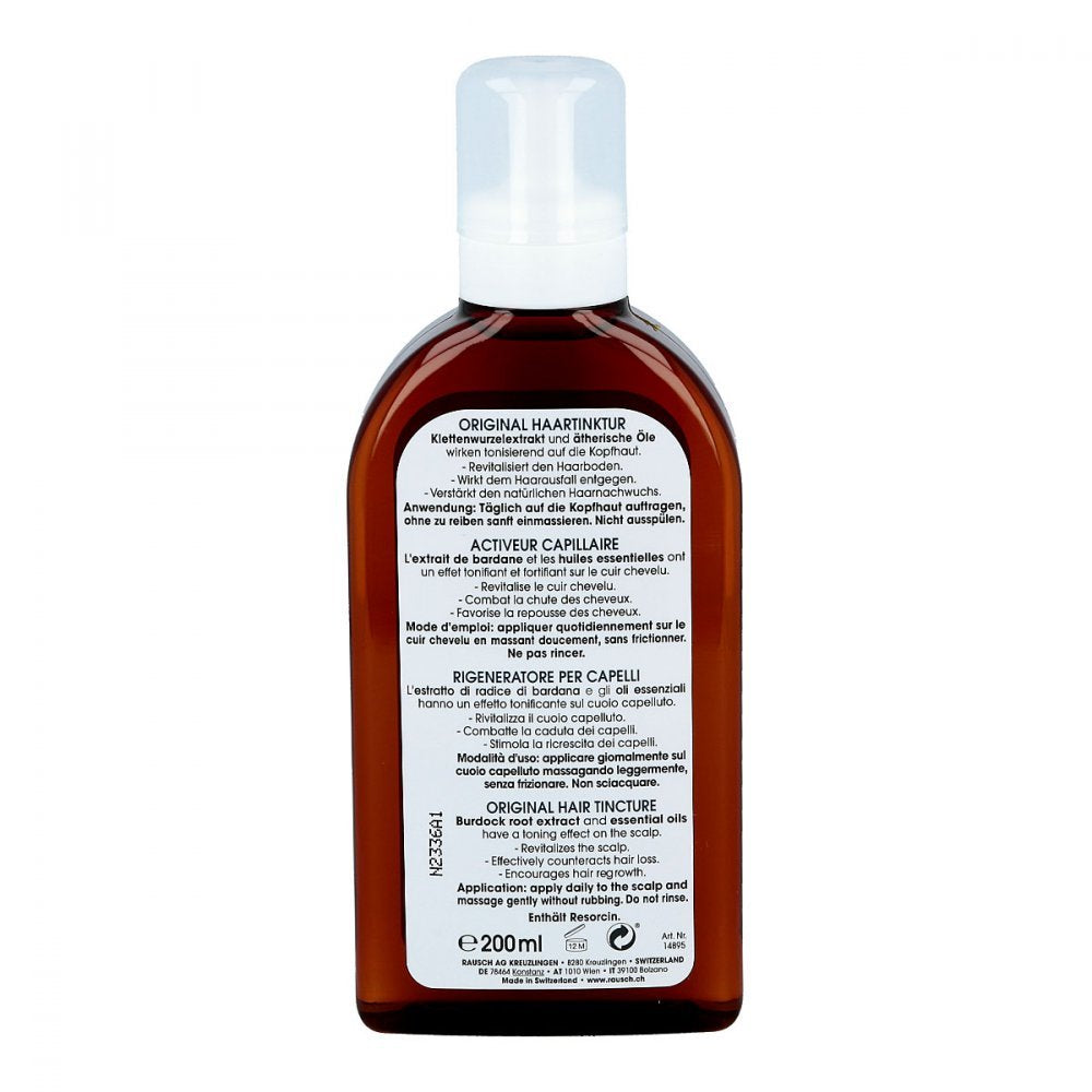 RAUSCH bottle on bathroom shelf illustrating daily routine integration