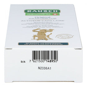 RAUSCH 200 ml bottle held in hand showing true size and travel-friendly benefit