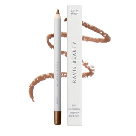 Ravie Beauty almond front packaging showing product name and shade benefits